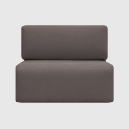 Секция Позитано Тёмно-бежевый шенилл Lounge 