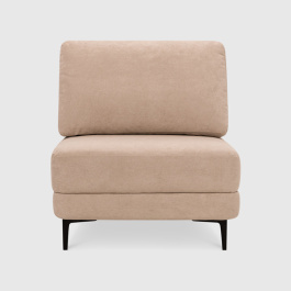 Секция Мьёса Бежевый велюр Buddy с грязеотталкивающей технологией