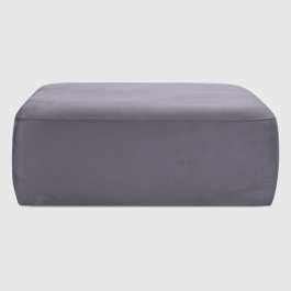 Пуф Беллуно Дымчато-серый искусственный нубук Balancrt 