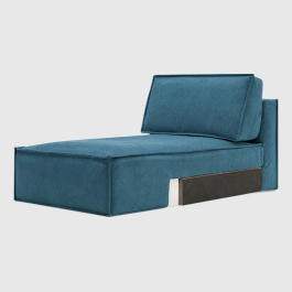 Оттоманка Чикаго Лазурный шенилл Lounge 