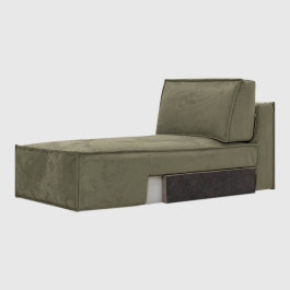 Оттоманка Мичиган Искусственный нубук Balance цвета хаки 