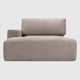 Оттоманка Беллуно Тёмно-бежевый нубук Balance 