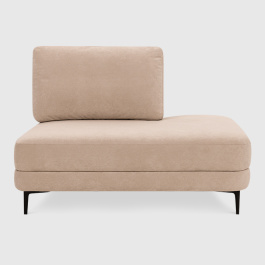 Боковая секция Мьёса Бежевый велюр Buddy с грязеотталкивающей технологией