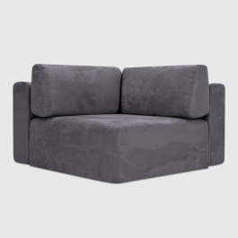 Угловая секция Беллуно Дымчато-серый  нубук Balance 