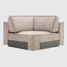 Угловая секция Чикаго Бежевый шенил Lounge