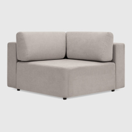 Угловая секция Позитано Бежевый шенилл Lounge 