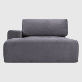 Оттоманка Беллуно Дымчато-серый нубук Balance 