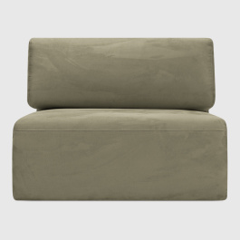 Секция Беллуно Искусственный нубук Balance цвета хаки 