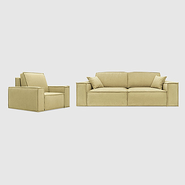 Комо+Неми Лимонный шенилл Lounge